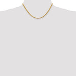 이미지를 갤러리 뷰어에 로드 , 14K Solid Yellow Gold 4mm Diamond Cut Rope Bracelet Anklet Choker Necklace Pendant Chain
