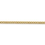 Load image into Gallery viewer, 14K Yellow Gold 3mm Franco Bracelet Anklet Choker Necklace Pendant Chain
