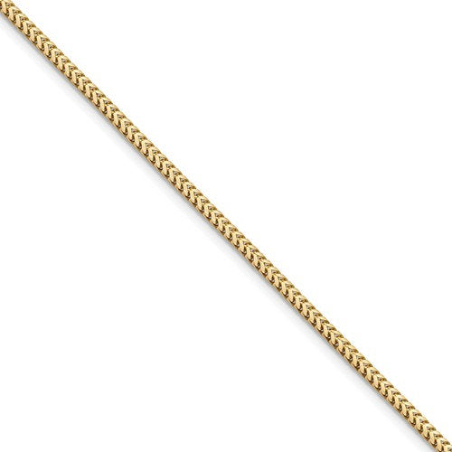 14k yellow gold 2.3mm franco bracelet anklet choker necklace pendant chain