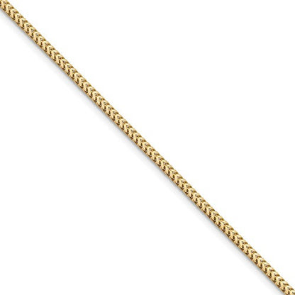 14k yellow gold 2.3mm franco bracelet anklet choker necklace pendant chain