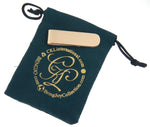 Afbeelding in Gallery-weergave laden, 14k Solid Yellow Gold Money Clip Personalized Engraved Monogram
