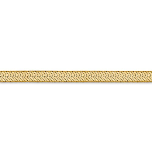 14k yellow gold 5mm silky herringbone bracelet anklet choker necklace pendant chain