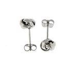 Load image into Gallery viewer, 14k White Gold 7mm Classic Love Knot Post Earrings
