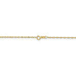 Load image into Gallery viewer, 10k Yellow Gold 1.10mm Singapore Twisted Bracelet Anklet Choker Pendant Necklace Chain
