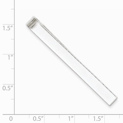 sterling silver engravable tie bar clip personalized engraved monogram
