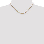 Load image into Gallery viewer, 14k Rose Gold 1.8mm Diamond Cut Spiga Wheat Bracelet Anklet Necklace Choker Pendant Chain
