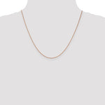 Load image into Gallery viewer, 14k Rose Gold 1.4mm Diamond Cut Cable Choker Necklace Pendant Chain
