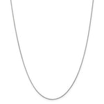Load image into Gallery viewer, 14k White Gold 0.8mm Spiga Wheat Choker Necklace Pendant Chain
