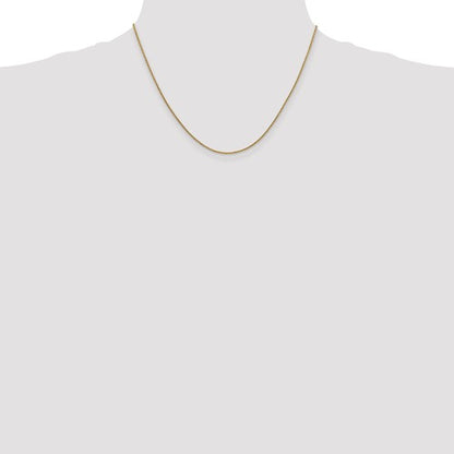 14k yellow gold 1.6mm round open link cable bracelet anklet choker necklace pendant chain