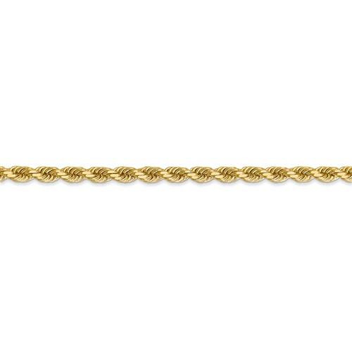 14k¬†solid yellow gold 3.5mm diamond cut rope bracelet anklet necklace pendant chain