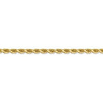 Indlæs billede til gallerivisning 14k¬†Solid Yellow Gold 3.5mm Diamond Cut Rope Bracelet Anklet Necklace Pendant Chain
