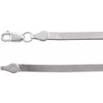 Φόρτωση εικόνας στο εργαλείο προβολής Συλλογής, 14k Yellow White Gold 2.8mm Flexible Herringbone Bracelet Anklet Choker Necklace Pendant Chain

