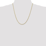 Afbeelding in Gallery-weergave laden, 10k Yellow Gold 1.75mm Diamond Cut Rope Bracelet Anklet Choker Necklace Pendant Chain

