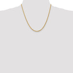 Load image into Gallery viewer, 10k Yellow Gold 3.25mm Diamond Cut Rope Bracelet Anklet Choker Necklace Pendant Chain

