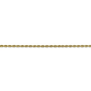 10k Yellow Gold 2mm Diamond Cut Quadruple Rope Bracelet Anklet Choker Necklace Pendant Chain