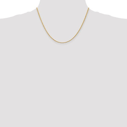 10k yellow gold 2mm diamond cut quadruple rope bracelet anklet choker necklace pendant chain