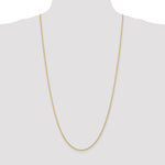 Carica l&#39;immagine nel visualizzatore di Gallery, 10k Yellow Gold 2mm Diamond Cut Quadruple Rope Bracelet Anklet Choker Necklace Pendant Chain
