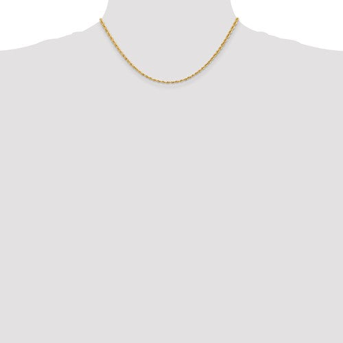 10k yellow gold 2.75mm diamond cut quadruple rope bracelet anklet choker necklace pendant chain