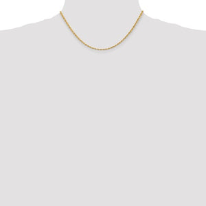 10k Yellow Gold 2.75mm Diamond Cut Quadruple Rope Bracelet Anklet Choker Necklace Pendant Chain