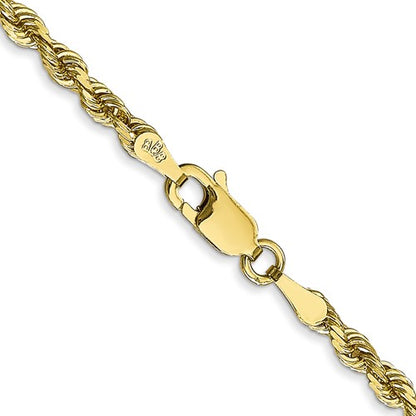 10k yellow gold 3mm diamond cut quadruple rope bracelet anklet choker necklace pendant chain