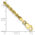 Загрузить изображение в средство просмотра галереи, 10k Yellow Gold 3mm Diamond Cut Quadruple Rope Bracelet Anklet Choker Necklace Pendant Chain
