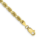 Carica l&#39;immagine nel visualizzatore di Gallery, 10k Yellow Gold 4mm Diamond Cut Quadruple Rope Bracelet Anklet Choker Necklace Pendant Chain
