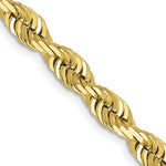 Lataa kuva Galleria-katseluun, 10k Yellow Gold 5mm Diamond Cut Quadruple Rope Bracelet Anklet Choker Necklace Pendant Chain

