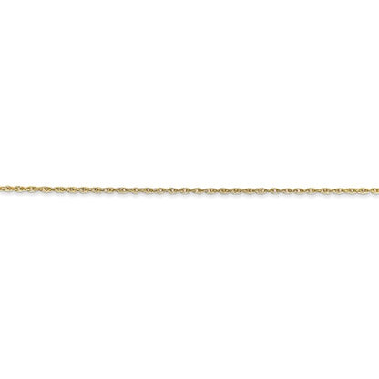 10k yellow gold 0.8mm rope bracelet anklet choker pendant necklace chain