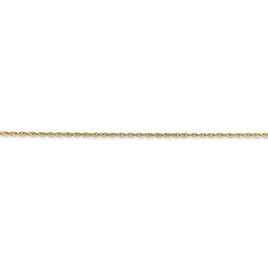 10k Yellow Gold 0.8mm Rope Bracelet Anklet Choker Pendant Necklace Chain