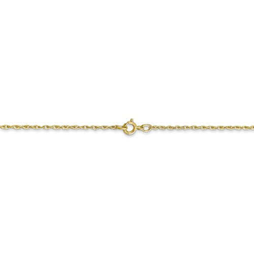 10k yellow gold 0.8mm rope bracelet anklet choker pendant necklace chain