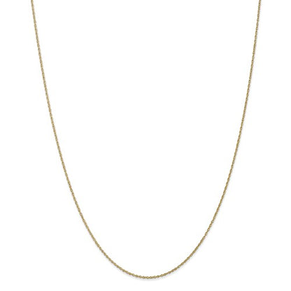 10k yellow gold 0.8mm rope bracelet anklet choker pendant necklace chain