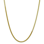 Lade das Bild in den Galerie-Viewer, 10k Yellow Gold 3mm Silky Herringbone Bracelet Anklet Choker Necklace Pendant Chain
