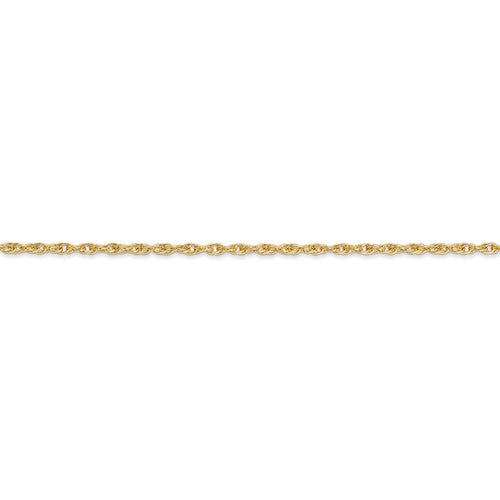 14k yellow gold 1.55mm cable rope bracelet anklet necklace choker pendant chain
