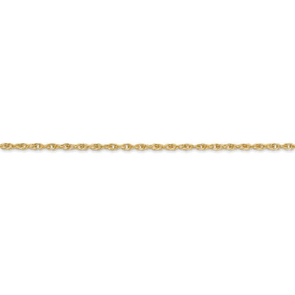 14k yellow gold 1.55mm cable rope bracelet anklet necklace choker pendant chain