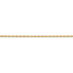 Load image into Gallery viewer, 14k Yellow Gold 1.55mm Cable Rope Bracelet Anklet Necklace Choker Pendant Chain
