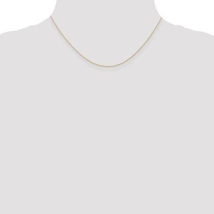 14k rose gold 0.50mm thin cable rope choker necklace pendant chain