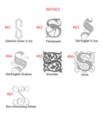 Załaduj obraz do przeglądarki galerii, Engravable Sterling Silver Rectangle Key Holder Ring Keychain Personalized Engraved Monogram

