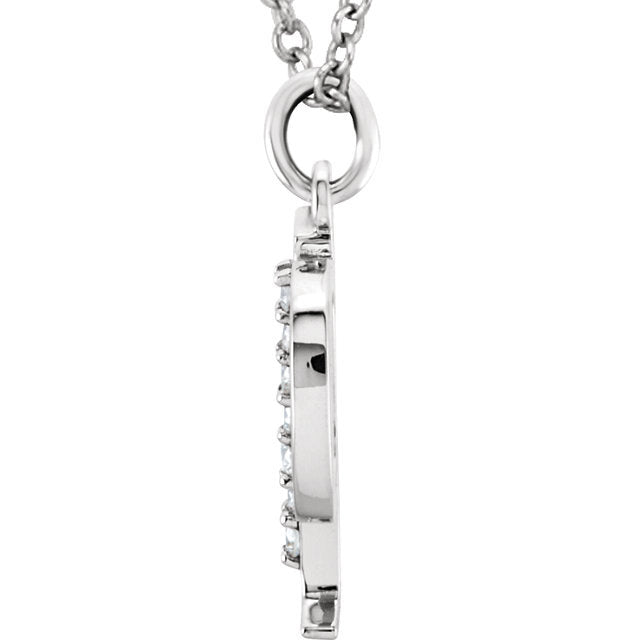 14k yellow rose white gold .04 ctw diamond tiny petite lowercase letter p initial alphabet pendant charm necklace
