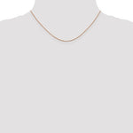 이미지를 갤러리 뷰어에 로드 , 14k Rose Gold 0.65mm Diamond Cut Spiga Bracelet Anklet Choker Necklace Pendant Chain
