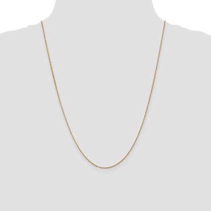 14k yellow gold 1.15mm rolo bracelet anklet choker necklace pendant chain