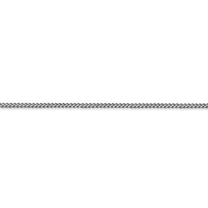 14k white gold 1mm franco bracelet anklet choker necklace pendant chain