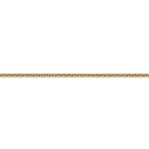 14K Yellow Gold 2mm Cable Bracelet Anklet Choker Necklace Pendant Chain Lobster Clasp