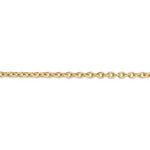 Załaduj obraz do przeglądarki galerii, 14k Yellow Gold 3.2mm Round Open Link Cable Bracelet Anklet Choker Necklace Pendant Chain
