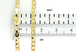 Kép betöltése a galériamegjelenítőbe: 14K Yellow Gold 2.9mm Beveled Curb Link Bracelet Anklet Choker Necklace Pendant Chain

