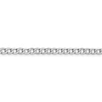 Lade das Bild in den Galerie-Viewer, 14K White Gold 4.3mm Curb Bracelet Anklet Choker Necklace Pendant Chain
