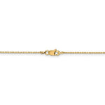 Загрузить изображение в средство просмотра галереи, 14K Yellow Gold 1mm Box Bracelet Anklet Choker Necklace Pendant Chain
