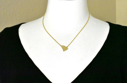 14k gold or sterling silver south carolina sc state name necklace personalized monogram