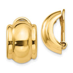 Load image into Gallery viewer, 14K Yellow Gold Non Pierced Clip On Earrings

