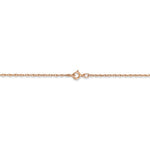 Load image into Gallery viewer, 14k Rose Gold 0.8mm Rope Necklace Choker Pendant Chain
