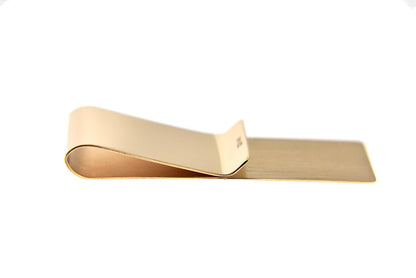 14k solid yellow gold money clip personalized engraved monogram